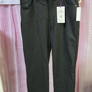 Gloria Vanderbilt Dark Gray Straight Leg Pants
